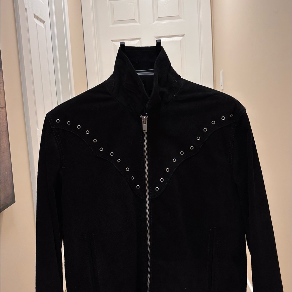 Zara Black Jacket with Silver Accents